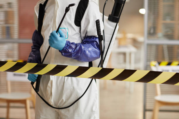 Professional Infectious Disease Decontamination technician working in East Waterboro, ME